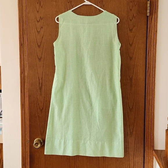 Misses vintage handmade gingham dress: 38 " bust appr size 10 - Picture 4 of 6